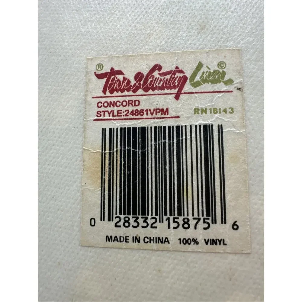 4 Vintage Town & Country Vinyl Foam Backed Placemat Floral Green, Roses